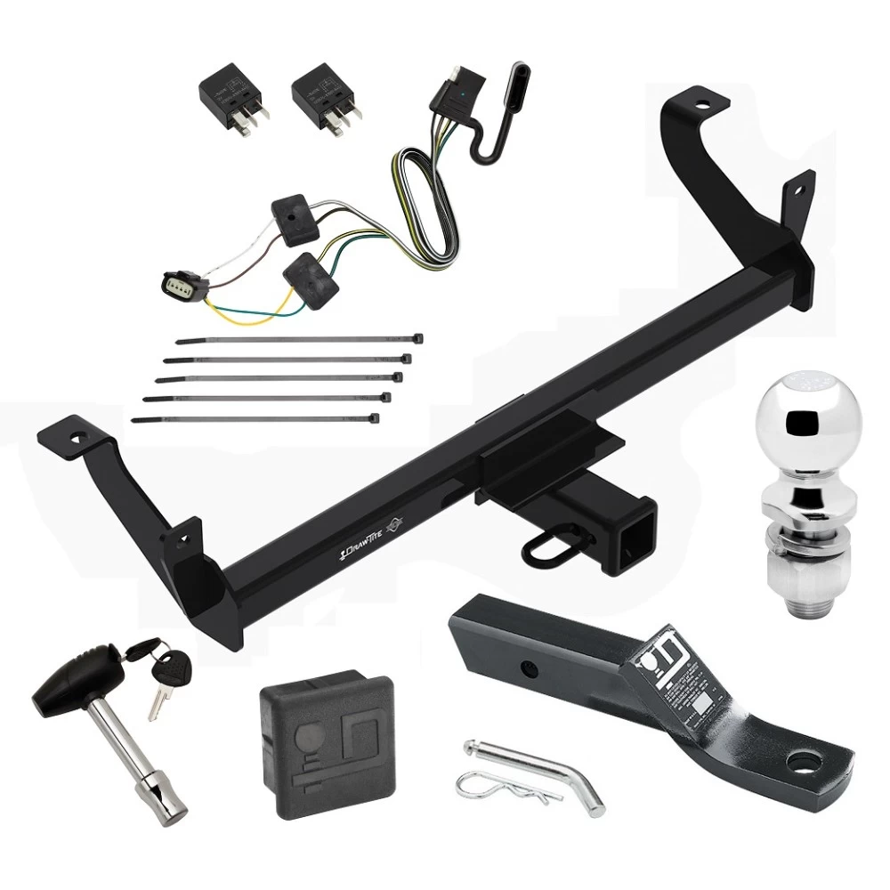 Trailer Tow Hitch For 19-20 Buick Envision All Models Wiring 2" Ball and Lock