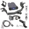 Trailer Hitch Tow Package w/ Tekonsha P3 Brake Control For 19-23 Chevy GMC Silverado Sierra 1500 All Styles w/ Wiring Dual 2" and 2- 5/16" Ball 4" Drop Mount Prodigy 7-Way Pin Blade RV Controller