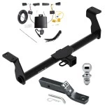 Trailer Tow Hitch For 20-22 Ford Escape Exc PHEV w/ Wiring 1-7/8" Ball