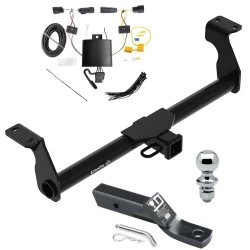 Trailer Tow Hitch For 20-22 Ford Escape Exc PHEV w/ Wiring 1-7/8" Ball