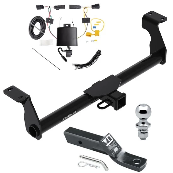 Trailer Tow Hitch For 20-22 Ford Escape Exc PHEV w/ Wiring 1-7/8" Ball
