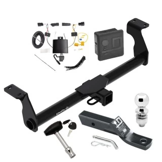 Trailer Tow Hitch For 20-22 Ford Escape Exc PHEV Deluxe Package Wiring 2" Ball and Lock