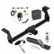 Trailer Tow Hitch For 20-22 Ford Escape Exc PHEV Deluxe Package Wiring 2" Ball and Lock
