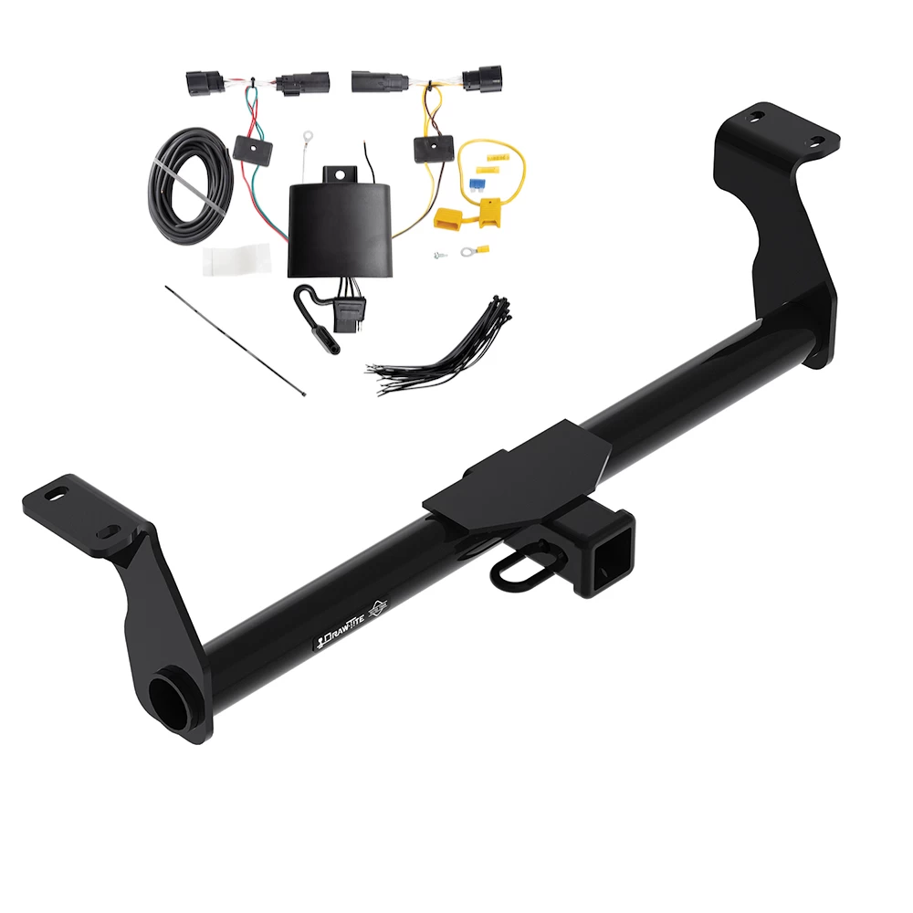 Custom Fit Trailer Hitch Wiring Harness (Plug & Play) Installation Hardware Installation Instructions 76327 118816 Draw-Tite Trailer Tow Hitch 20-22 Escape Except Hybrid Wiring Harness Kit 20 21 22 2020 2021 2022 Trailer Tow Hitch For 20-22 Ford Escape Except Hybrid w/ Wiring Harness Kit