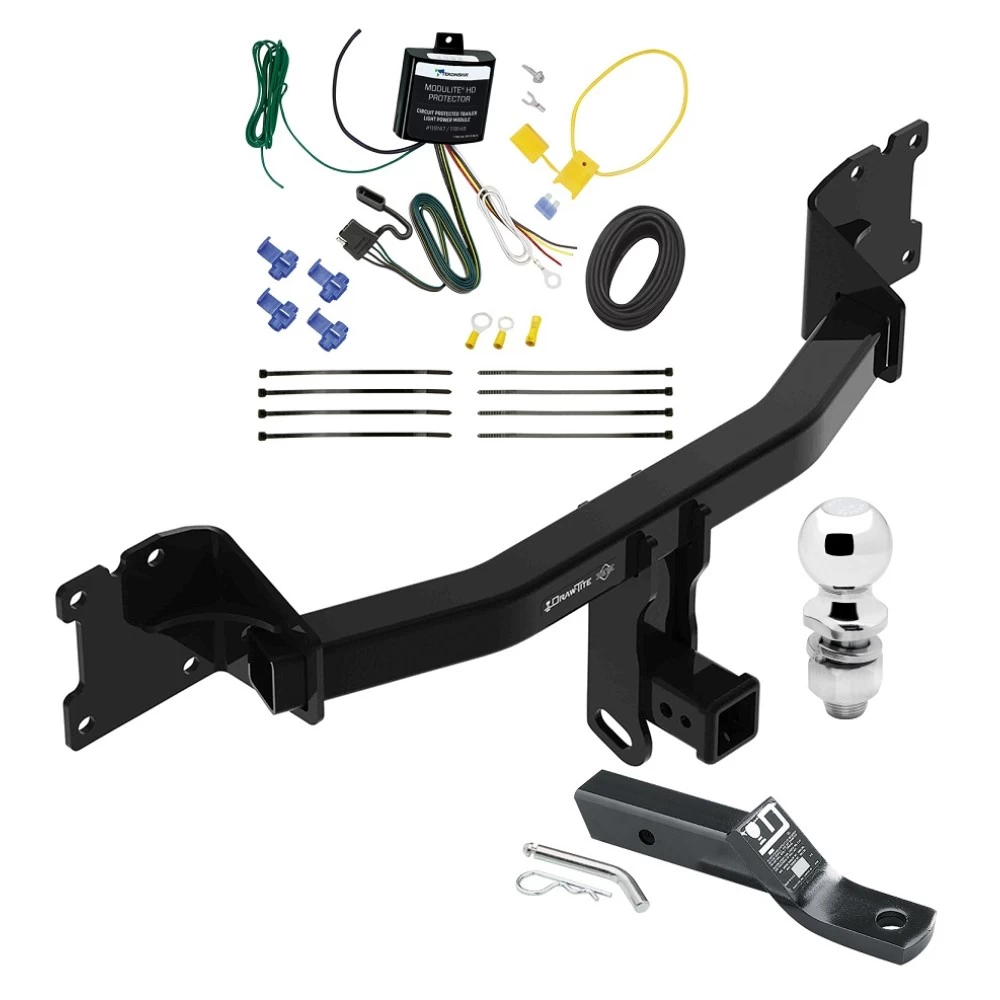 Trailer Tow Hitch For 20-25 Porsche Cayenne Coupe Complete Package w/ Wiring and 2" Ball