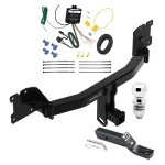 Trailer Tow Hitch For 20-25 Porsche Cayenne Coupe Complete Package w/ Wiring and 2" Ball