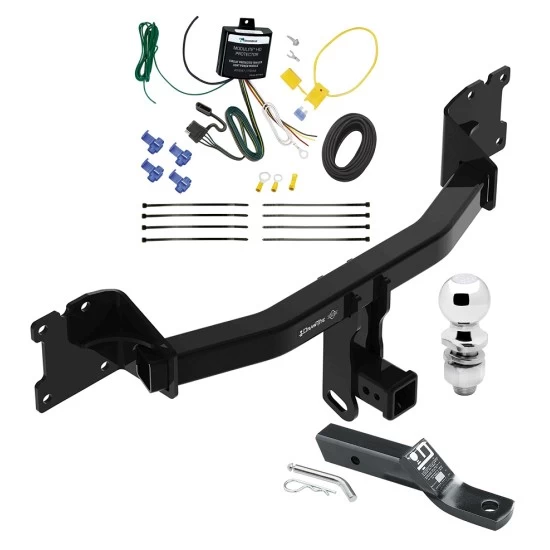 Trailer Tow Hitch For 20-25 Porsche Cayenne Coupe Complete Package w/ Wiring and 2" Ball