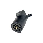 7-Way RV Round Tow Plug Harness Blade to 5-Flat Adapter