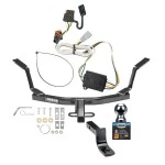 Reese Trailer Tow Hitch For 98-02 Honda Accord (Sedan) 99-03 Acura TL CL Complete Package w/ Wiring and 2" Ball