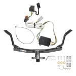 Reese Trailer Tow Hitch For 98-02 Honda Accord (Sedan) 99-03 Acura TL CL Trailer Hitch Tow Receiver w/ Wiring Harness Kit