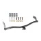Reese Trailer Tow Hitch For 06-11 KIA Rio5 Hyundai Accent Hatchback Complete Package w/ Wiring Draw Bar and 1-7/8" Ball