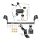 Reese Trailer Tow Hitch For 03-08 Pontiac Vibe Complete Package w/ Wiring and 2" Ball