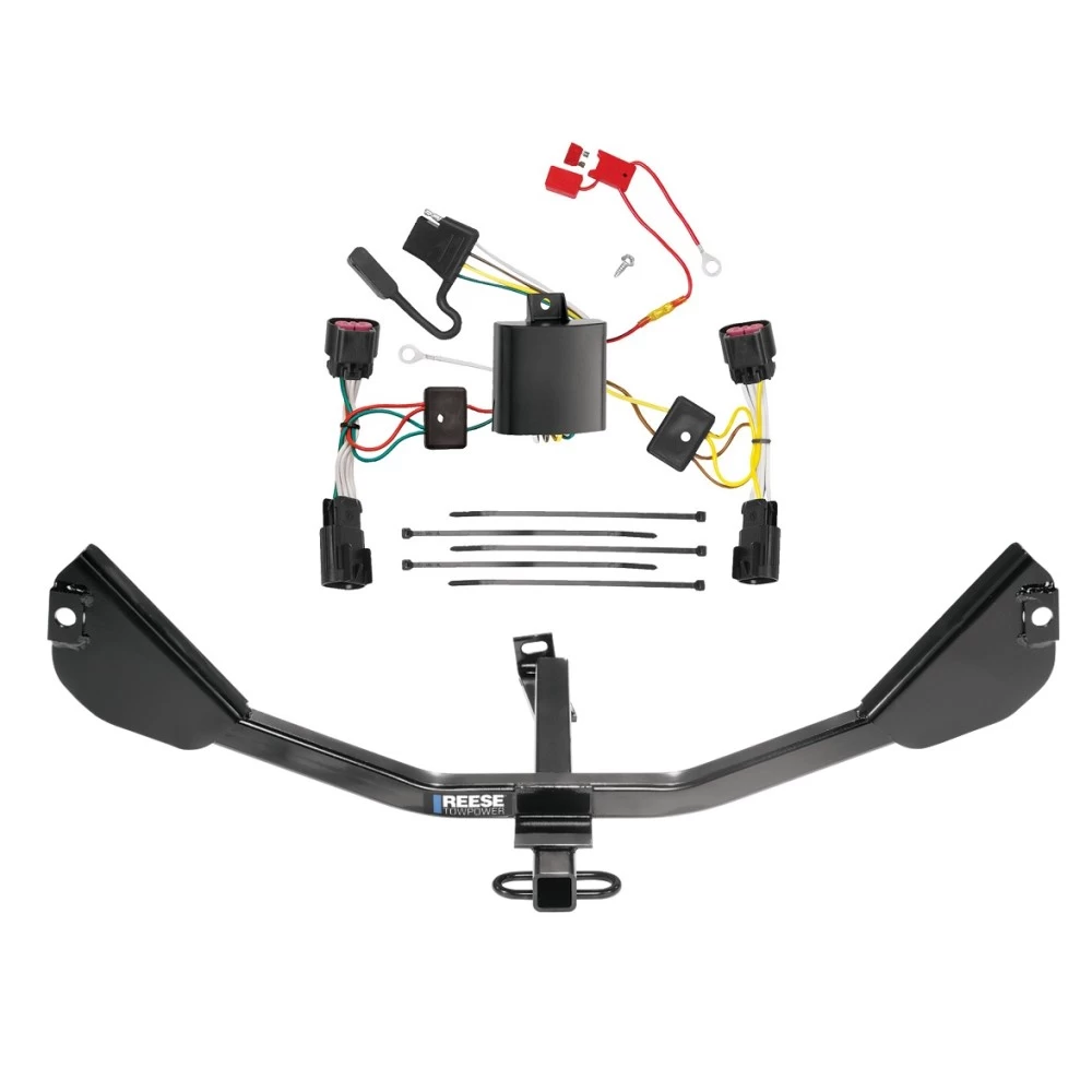 Reese Trailer Tow Hitch For 10-15 Chevrolet Camaro Convertible, Exc Ground Effects w/ Wiring Harness Kit
