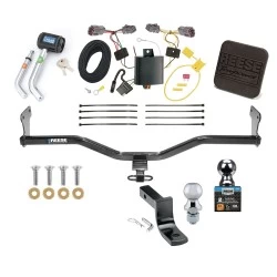 Reese Trailer Tow Hitch For 10-13 KIA Soul w/ LED Taillights Tow Receiver Ultimate Package Wiring 1-7/8" & 2" Ball and Lock