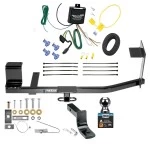 Reese Trailer Tow Hitch For 06-14 Volkswagen Jetta Sedan Exc TDI 2005 New Body Exc TDI 10-14 Golf Wagon 11-14 SportWagen Exc TDI Complete Package w/ Wiring and 2" Ball