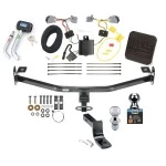 Reese Trailer Tow Hitch For 12-18 Ford Focus Sedan Ultimate Package w/ Wiring 1-7/8" & 2" Ball and Lock