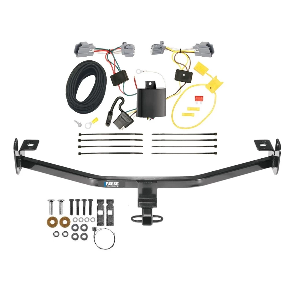 Reese Trailer Tow Hitch For 12-19 Ford Ford Focus Sedan Trailer Hitch Tow Receiver w/ Wiring Harness Kit