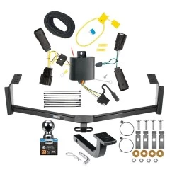 Reese Trailer Tow Hitch For 13-20 Ford Fusion Exc Sport Complete Package w/ Wiring and 2" Ball