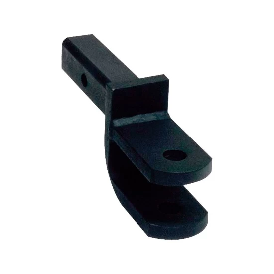 80410 Draw-Tite Clevis Trailer Hitch Ball Mount 6000 lbs. Capacity Fits 2 inch Receiver Black Clevis Ball Mount Draw-Bar 2" Sq. Hollow Shank 11" Long