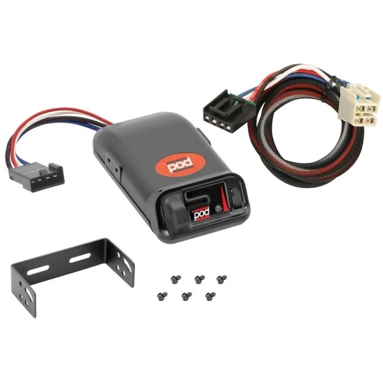 Trailer Brake Control for 15-19 Chevy Silverado GMC Sierra 2500 HD 3500 HD w/ Plug Play Wiring Adapter Eletric Trailer Brakes Module Box Controller Pro Series POD