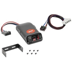Trailer Brake Control for 95-09 Dodge Ram 1500 2500 3500 08-09 4500 5500 w/ Plug Play Wiring Adapter Eletric Trailer Brakes Module Box Controller Pro Series POD