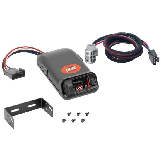 Trailer Brake Control for 09-17 Chevy Traverse 08-17 Buick Enclave 07-16 GMC Acadia 2017 Limited 07-10 Saturn Outlook w/ Plug Play Wiring Adapter Eletric Trailer Brakes Module Box Controller Pro Series POD