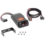 Trailer Brake Control for 99-04 Ford F-250 F-350 F-450 F550 w/ Plug Play Wiring Adapter Eletric Trailer Brakes Module Box Controller Pro Series POD