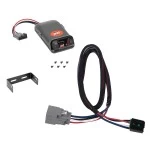 Trailer Brake Control For 20-25 Jeep Gladiator 18-25 Wrangler JL w/ Plug Play Wiring Adapter Electric Trailer Brakes Module Box Controller Pro Series POD