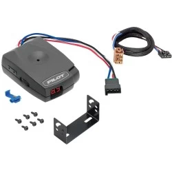 Trailer Brake Control for 99-02 Chevy Silverado GMC Sierra 1500 2500 LD 01-02 1500 HD 2500 HD 3500 w/ Plug Play Wiring Adapter Eletric Trailer Brakes Module Box Controller Pro Series Pilot