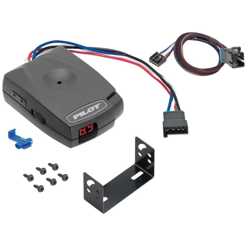 Trailer Brake Control for 05-16 Coachmen Cross Country SE Pathfinder Sportscoach Elite Encore Legend w/ Plug Play Wiring Adapter Eletric Trailer Brakes Module Box Controller Pro Series Pilot