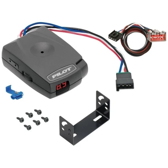 Trailer Brake Control for 11-20 Thor Axis Chateau Citation Four Winds Super C Freedom Elite Outlaw Quantum Siesta Vegas w/ Plug Play Wiring Adapter Eletric Trailer Brakes Module Box Controller Pro Series Pilot