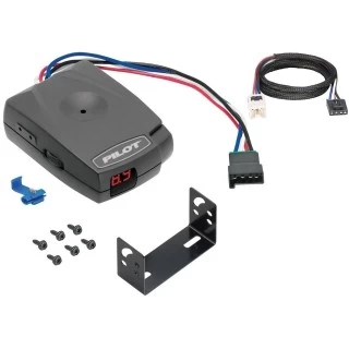 Trailer Brake Control for 05-24 Nissan Armada Frontier 05-15 Xterra w/ Plug Play Wiring Adapter Eletric Trailer Brakes Module Box Controller Pro Series Pilot