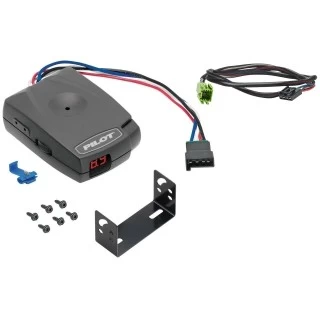 Trailer Brake Control for 13-18 Roadtrek CS-Adventurous E-Trek RS-Adventurous SS-Agile TS-Adventurous 18 Chinook Bayside Countryside Eagle Phoenix USA w/ Plug Play Wiring Adapter Eletric Trailer Brakes Module Box Controller Pro Series Pilot