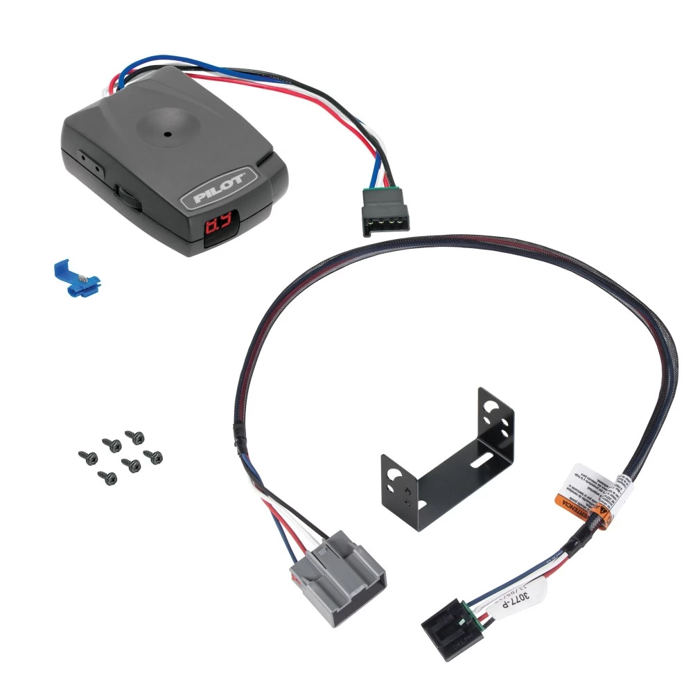 Trailer Brake Control for 18-21 Ford Expedition w/ Plug Play Wiring Adapter Eletric Trailer Brakes Module Box Controller Pro Series Pilot