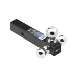 Tri Ball Triple 1-7/8" 2" and 2-5/16" Balls Ball Mount Draw-Bar 2" Sq. Solid Shank Tow Ball Tri Ball Triple 1-7/8" 2" and 2-5/16" Balls Ball Mount Draw-Bar 2" Sq. Solid Shank Tow Ball