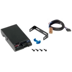 Trailer Brake Control for 99-02 Chevy Silverado GMC Sierra 1500 2500 LD 01-02 1500 HD 2500 HD 3500 w/ Plug Play Wiring Adapter Eletric Trailer Brakes Module Box Controller Brakeman Compact Reese