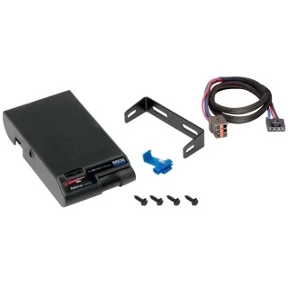 Trailer Brake Control for 97-12 Ford Expedition w/ Plug Play Wiring Adapter Eletric Trailer Brakes Module Box Controller Brakeman Compact Reese