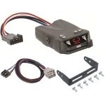 Trailer Brake Control for 10 Dodge RAM 1500 2500 3500 w/ Plug Play Wiring Adapter Reese Brakeman IV Eletric Trailer Brakes Module Box Controller