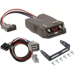 Trailer Brake Control for 13-14 Dodge Ram 1500 2500 3500 4500 5500 w/ Plug Play Wiring Adapter Reese Brakeman IV Eletric Trailer Brakes Module Box Controller