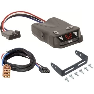 Trailer Brake Control for 00-02 Chevy Suburban GMC Yukon XL 1500 2500 01-02 Yukon XL 1500 Denali w/ Plug Play Wiring Adapter Reese Brakeman IV Eletric Trailer Brakes Module Box Controller