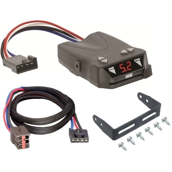Trailer Brake Control for 03-05 Lincoln Aviator w/ Plug Play Wiring Adapter Reese Brakeman IV Eletric Trailer Brakes Module Box Controller