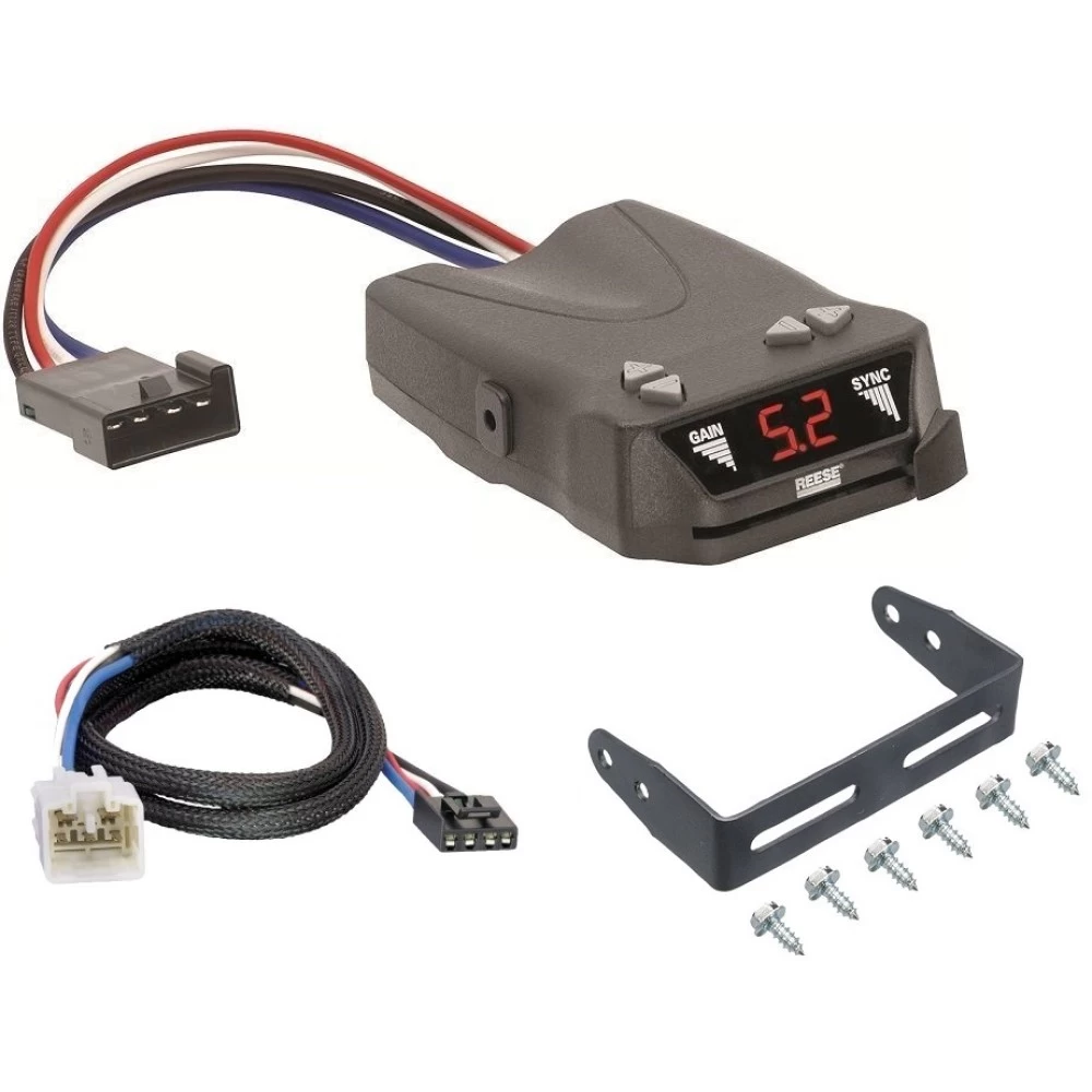Trailer Brake Control for 03-09 Lexus GX470 03-07 Lexus LX470 w/ Plug Play Wiring Adapter Reese Brakeman IV Eletric Trailer Brakes Module Box Controller