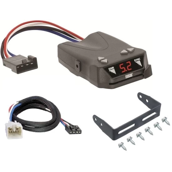 Trailer Brake Control for 03-09 Lexus GX470 03-07 Lexus LX470 w/ Plug Play Wiring Adapter Reese Brakeman IV Eletric Trailer Brakes Module Box Controller