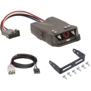 Trailer Brake Control for 05-07 F-250 350 450 550 Super Duty w/ Plug Play Wiring Adapter Reese Brakeman IV Eletric Trailer Brakes Module Box Controller