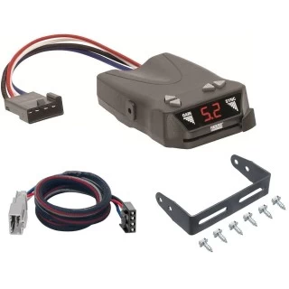 Trailer Brake Control for 06-14 Honda Ridgeline w/ Plug Play Wiring Adapter Reese Brakeman IV Eletric Trailer Brakes Module Box Controller