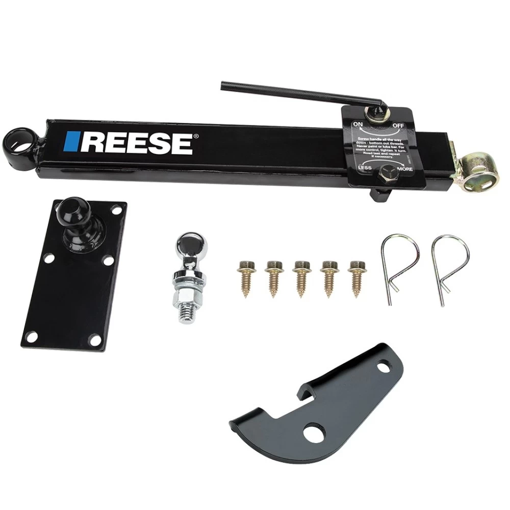 83660 26003 Reese Reese Friction Sway Control Kit Ball Plate Hardware Ball and Sway Control Bracket 2" Ball Mounts Class 3 and 4 Reese Friction Sway Control Kit w/ Ball Plate Hardware Ball and Sway Control Bracket for 2" Ball Mounts Class 3 and 4
