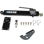 83660 26003 Reese Reese Friction Sway Control Kit Ball Plate Hardware Ball and Sway Control Bracket 2" Ball Mounts Class 3 and 4 Reese Friction Sway Control Kit w/ Ball Plate Hardware Ball and Sway Control Bracket for 2" Ball Mounts Class 3 and 4