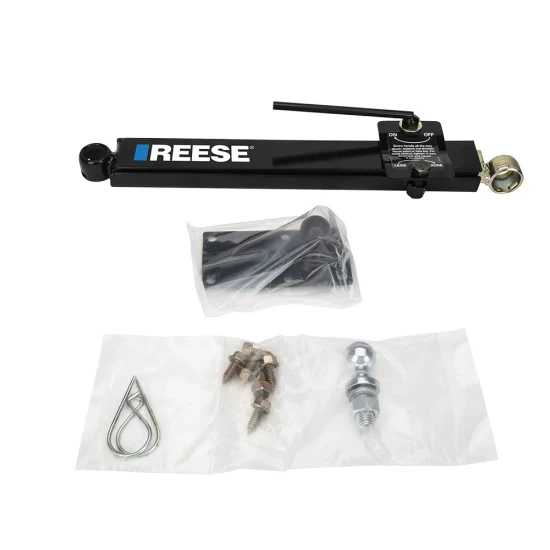 83660 26003 Reese Reese Friction Sway Control Kit Ball Plate Hardware Ball and Sway Control Bracket 2" Ball Mounts Class 3 and 4 Reese Friction Sway Control Kit w/ Ball Plate Hardware Ball and Sway Control Bracket for 2" Ball Mounts Class 3 and 4