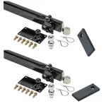 83660 83660 3442 3442 Reese Reese Dual Friction Sway Control Kit 2 Weld On Sway Control Tabs Includes Ball Plate Hardware Ball and Sway Control Bracket Reese Dual Friction Sway Control Kit w/ 2 Weld On Sway Control Tabs Includes Ball Plate Hardware Ball and Sway Control Bracket