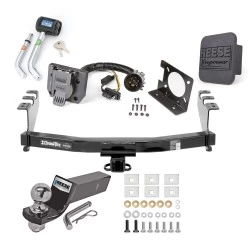 Reese Trailer Tow Hitch For 14-18 Chevy Silverado GMC Sierra 1500 (2019 LD & Legacy) Deluxe Package Wiring 2" Ball and Lock